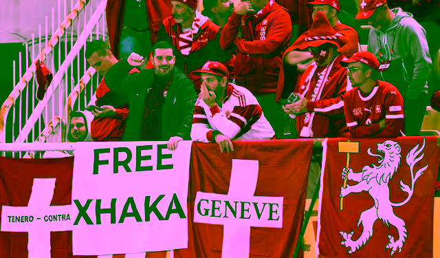 “Free Xhaka”, tifozët zviceranë i dalin në krah Granit Xhakës në ndeshjen ndaj Maqedonisë së Veriut