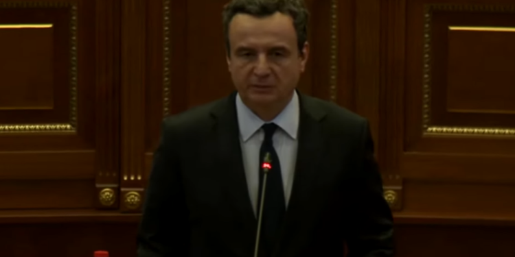 Qeveria iu votua, Kurti betohet se do ta kryejë detyrën me nder