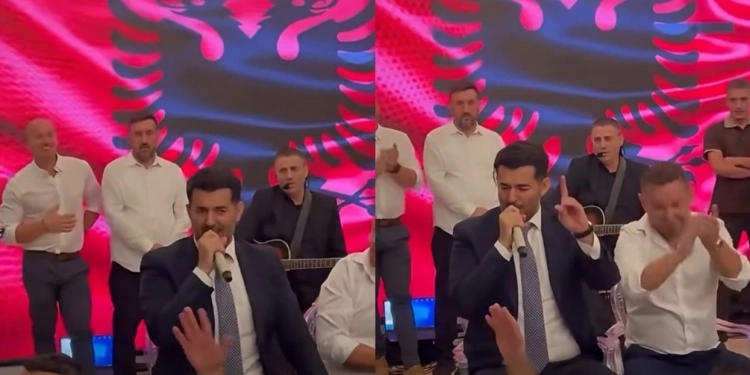 Labi me këngë për ish-krerët e UÇK-së në një dasmë, emocionon me fjalët për ta