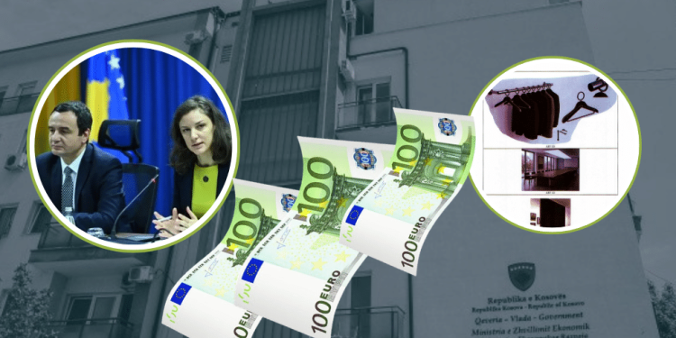 100 euro një varëse rrobash – Ministria e Ekonomisë lidh kontratë me “Mobelland”, përfituese e rregullt e tenderëve të pushtetit