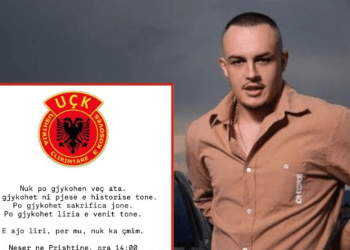 Don Xhoni i bashkohet “Marshit për Liri”: Nuk po gjykohen veç krerët e UÇK-së, por edhe liria e vendit tonë