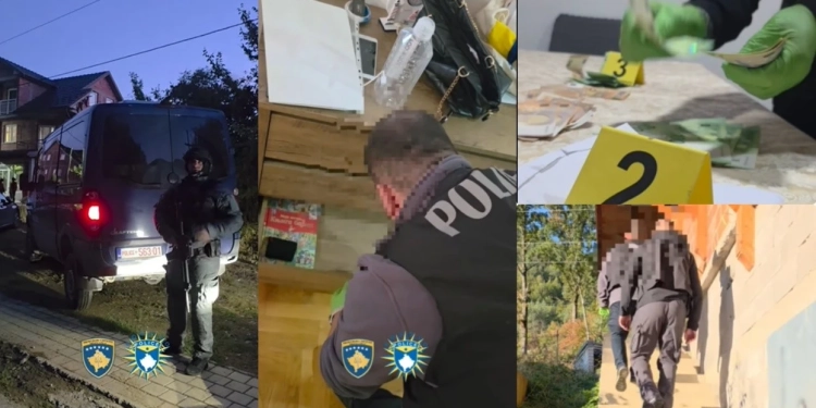 Dalin pamje nga arrestimi i 9 serbëve të dyshuar për krime lufte