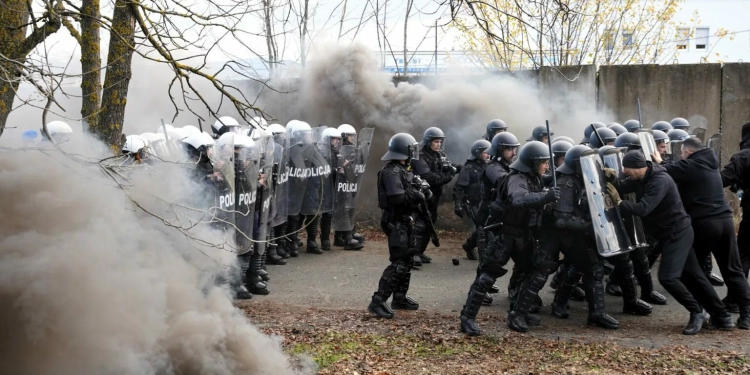 EULEX dhe Policia e Kosovës zhvillojnë sot stërvitje për kontrollin e turmave