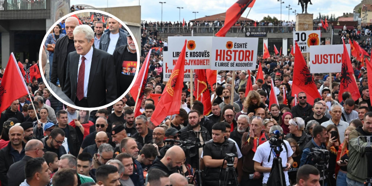 Protesta në Shkup, Ahmeti: Ata që luftuan për Kosovën nuk mund të gjykohen mbi akuza të fabrikuara nga Beogradi e Moska